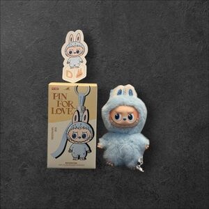 [AUTHENTIC] Pop Mart Labubu – Pin for Love Plush Pendant - “D”